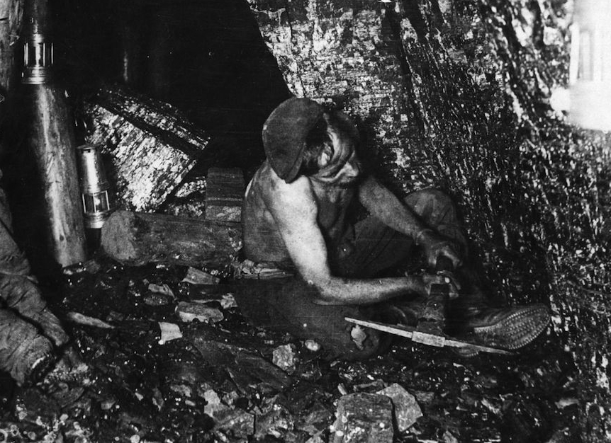 Coal Miner at the Coal Face