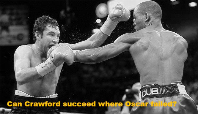 Can Crawford succeed where De La Hoya&nbsp;failed?
