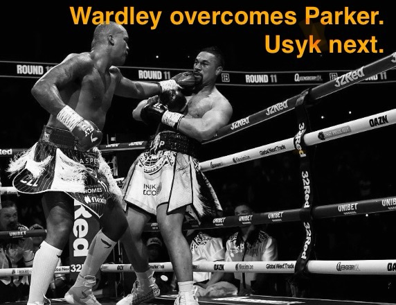 Wardley defeats Parker in thudding&nbsp;brawl