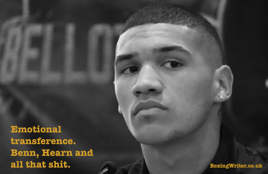 Emotional transference. Benn, Hearn and all that&nbsp;shit